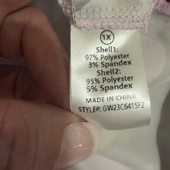 Nova Luxe Maximalist Satin Floral Caftan Maxi Dress 1X Deep V Resortwear Vacay - Picture 3 of 11